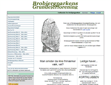 Tablet Screenshot of brobjergparken.dk